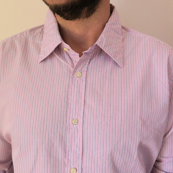 Teo Ons 3 - shirt, cotton popeline, pink, regular fit