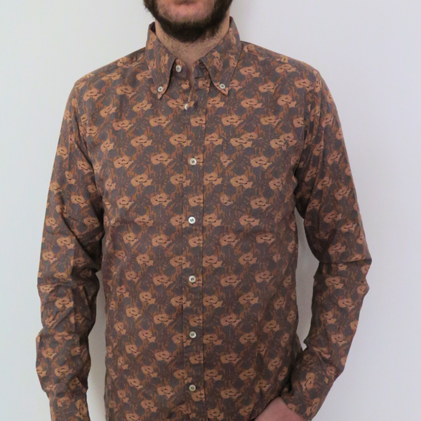 Claudio 1 - shirt in Oxford cotton, button down collar, fit slim
