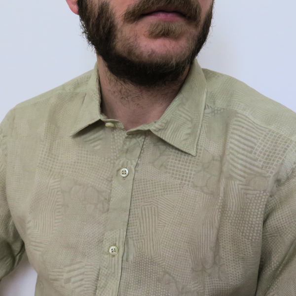David 2 - shirt, linen, relaxed fit, italian collar