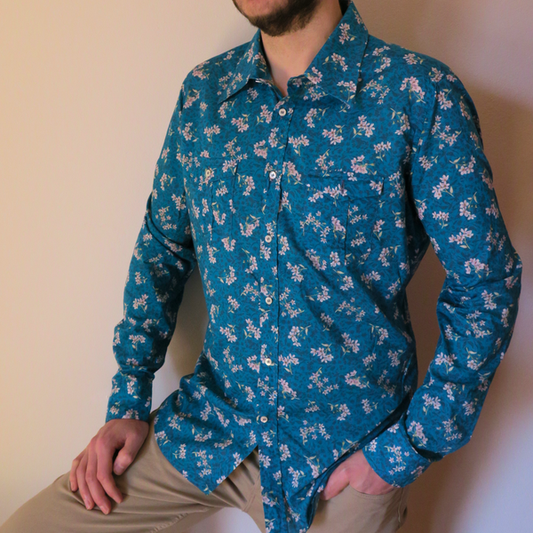 Syd Fantasy 3H - shirt in premium Liberty London cotton, relaxed fit
